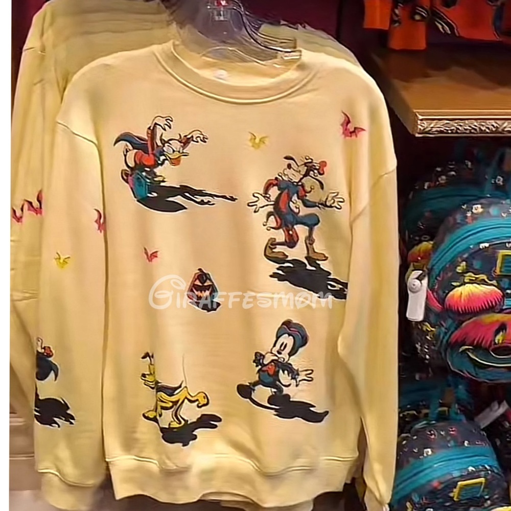 Disney Parks 2023 Mickey and Friends Halloween Pullover Crewneck